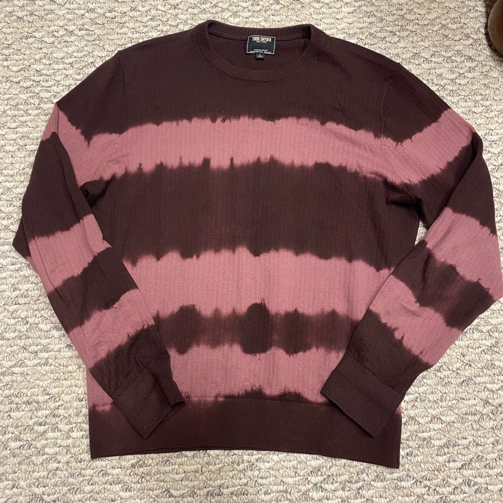 Todd Snyder 100% Cotton Henley Sweater